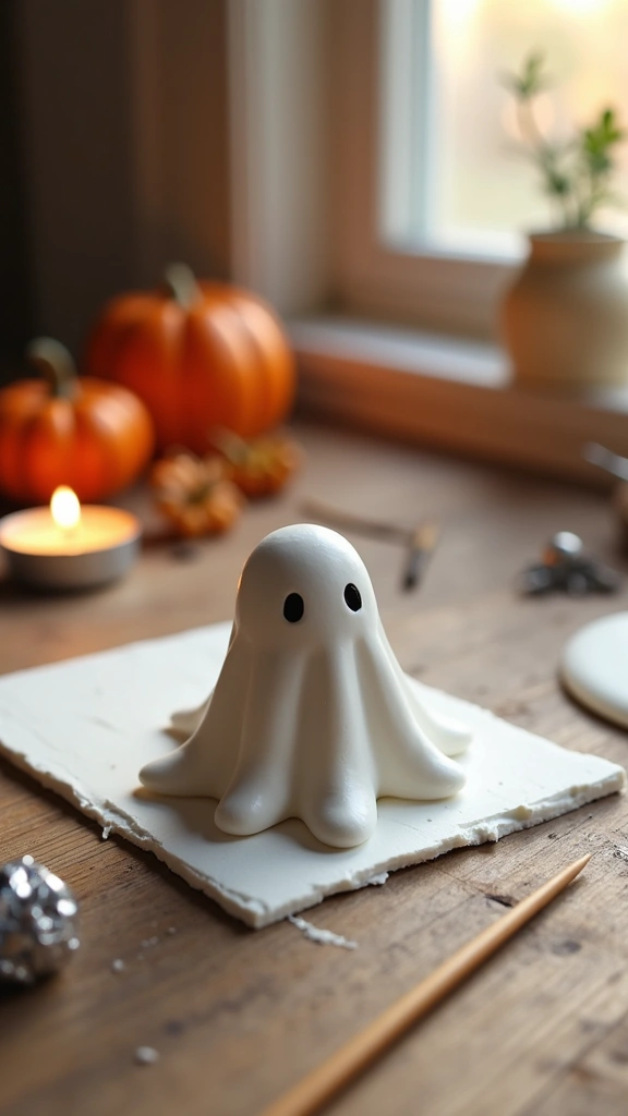 Adorable Miniature Ghost Figurines
