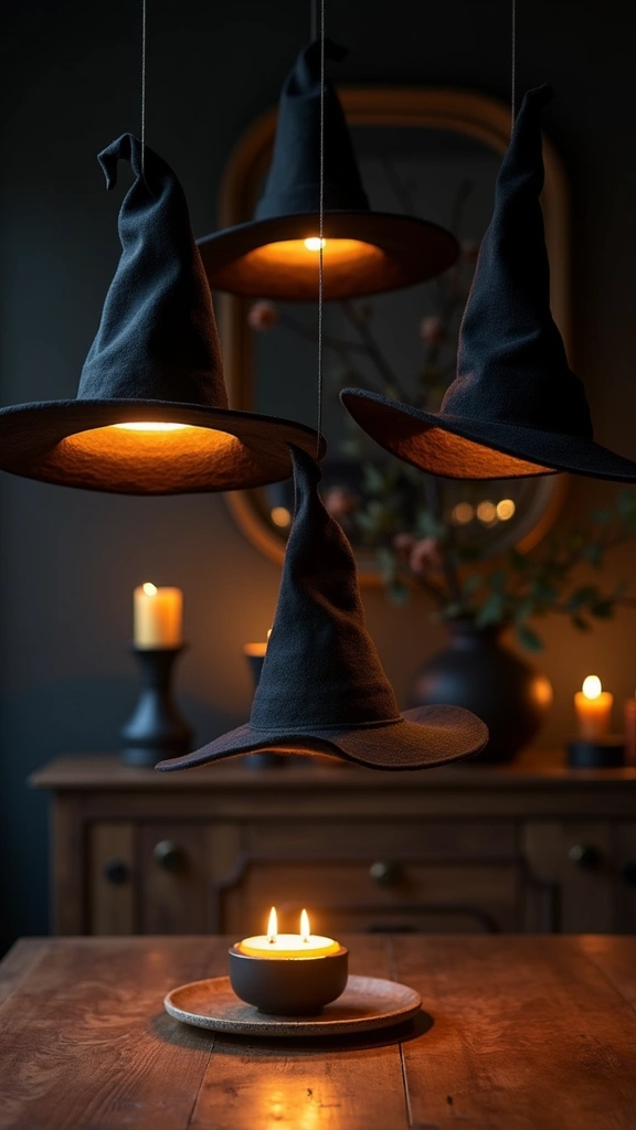 Floating Witch Hats