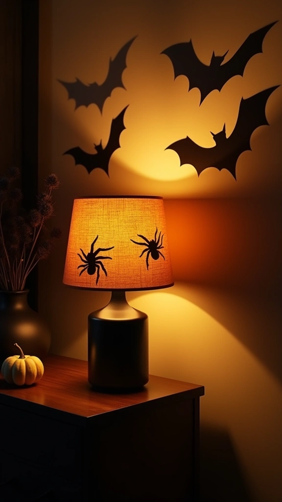 Spooky Silhouette Lampshades