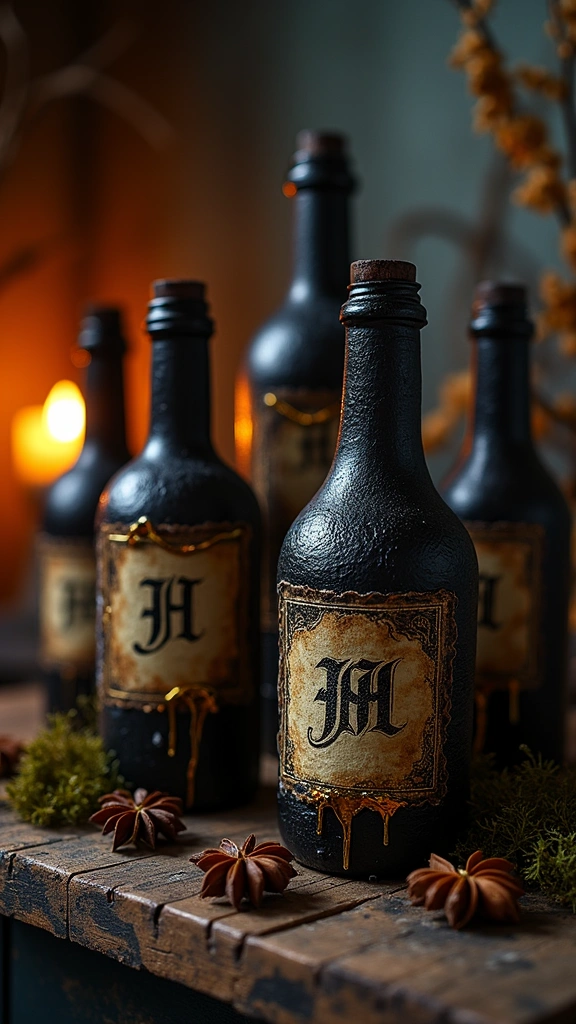 Creepy Apothecary Potion Bottles