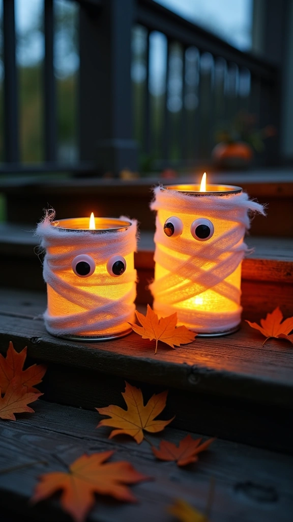 Glowing Tin Can Mummies