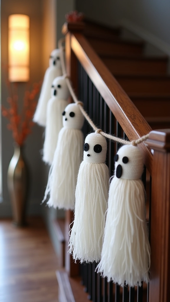 Yarn Tassel Ghosts