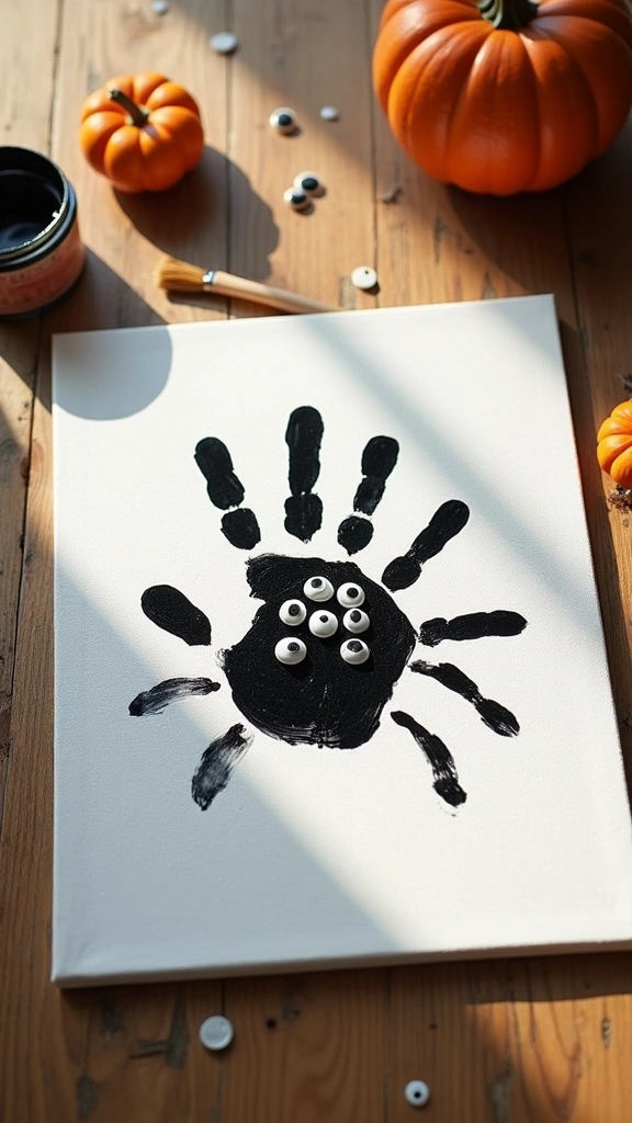 Handprint Spiders