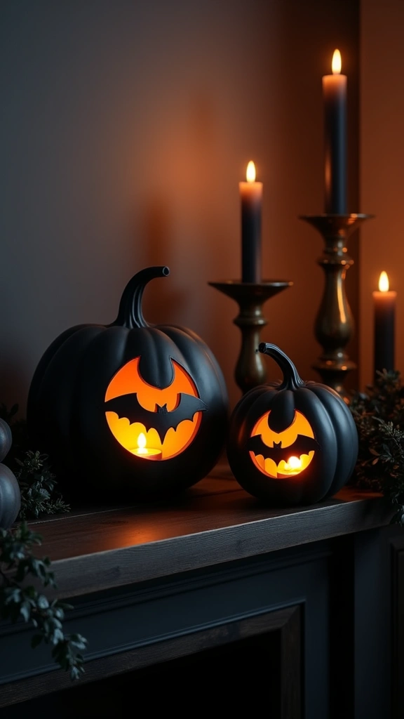 Spooky Matte Black Cutouts