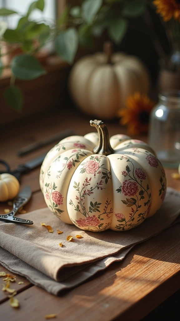 Decoupage Floral Vintage Vibes