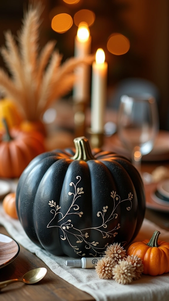 Chalkboard Menu Pumpkins