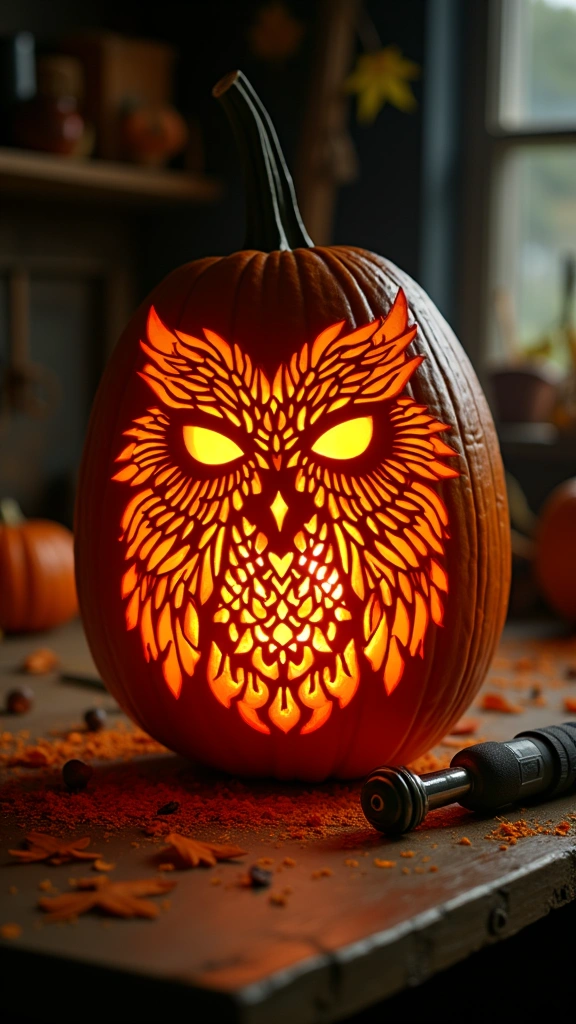The Eerie Midnight Owl