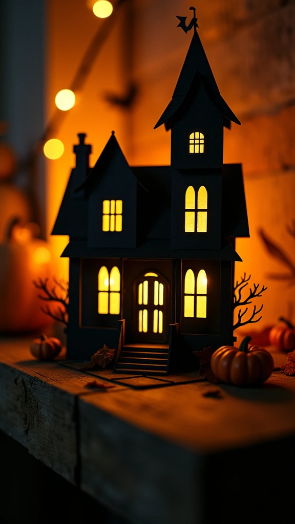 Pop-Up Haunted House Mantlescapes