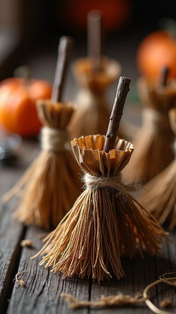 The Witch's Broom Treat Bags
