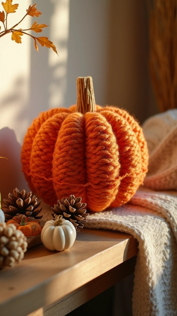 Fine Motor Yarn Wrapped Pumpkins