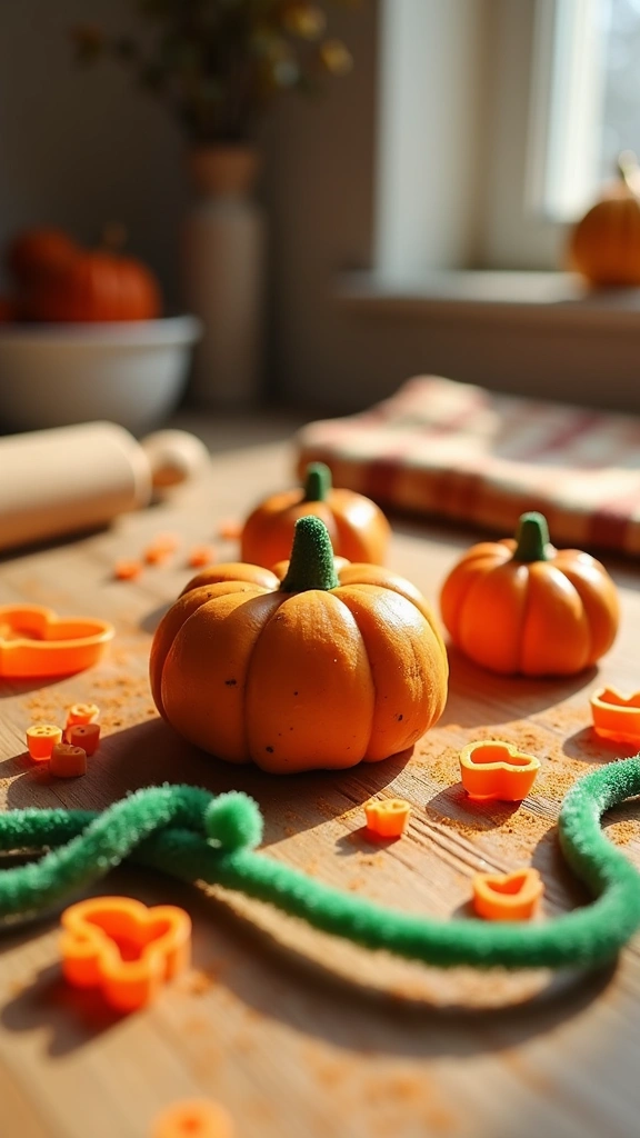 Scented Pumpkin Spice Playdough