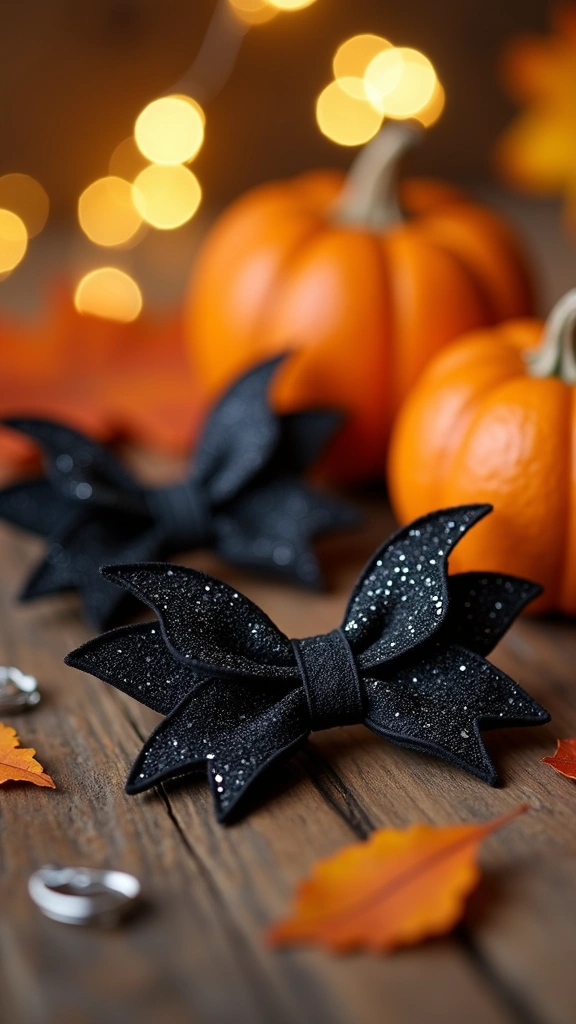 Vampire Bat Hair Bows