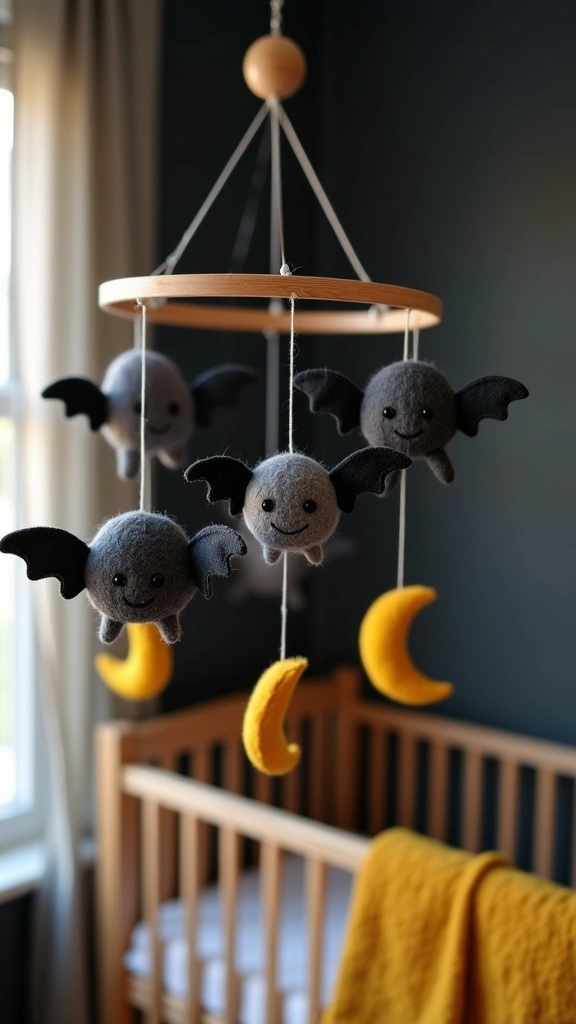 Boo-tiful Bat Baby Mobiles