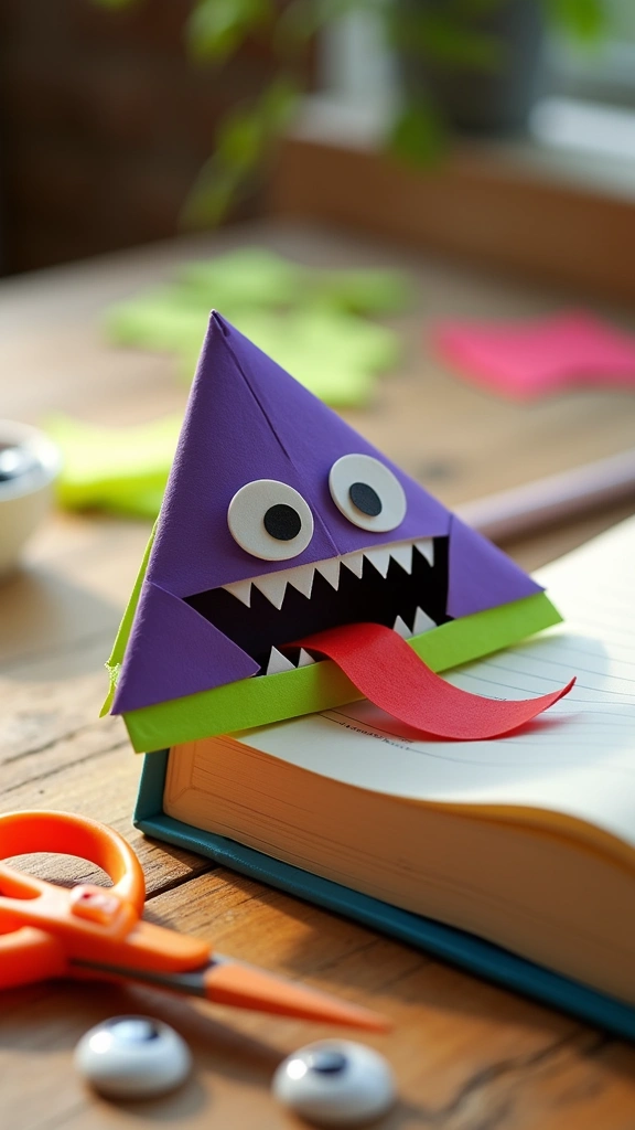 Chomping Monster Bookmarks