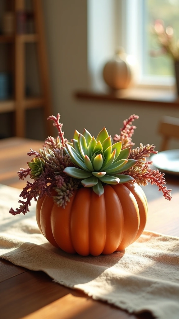 Succulent-Topped Centerpieces