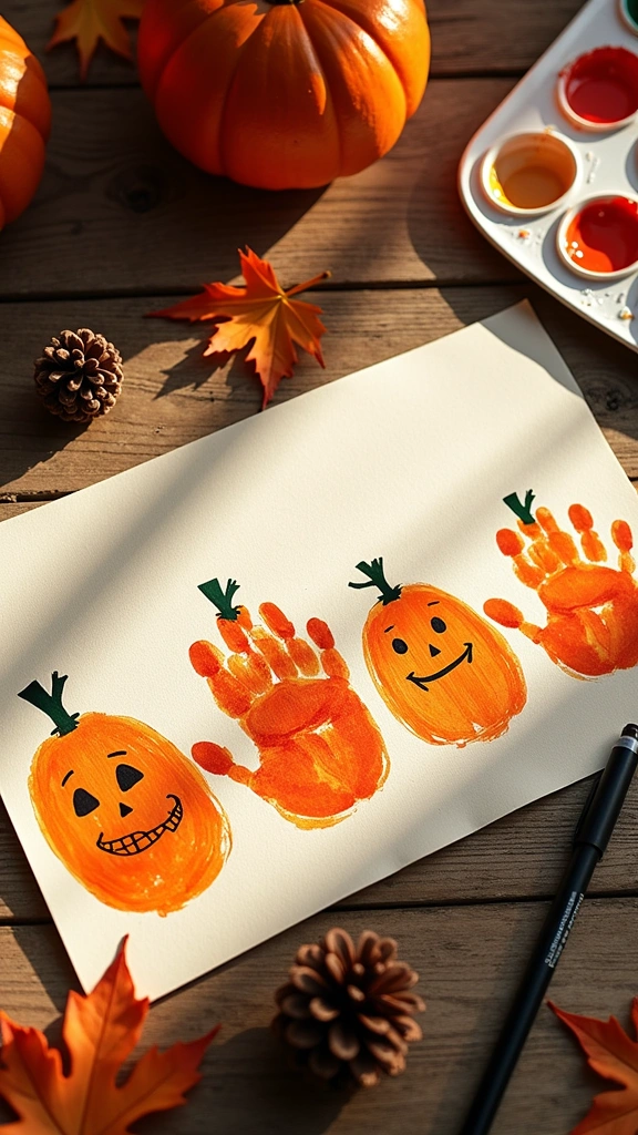 The Whole Jack-o'-Lantern Family