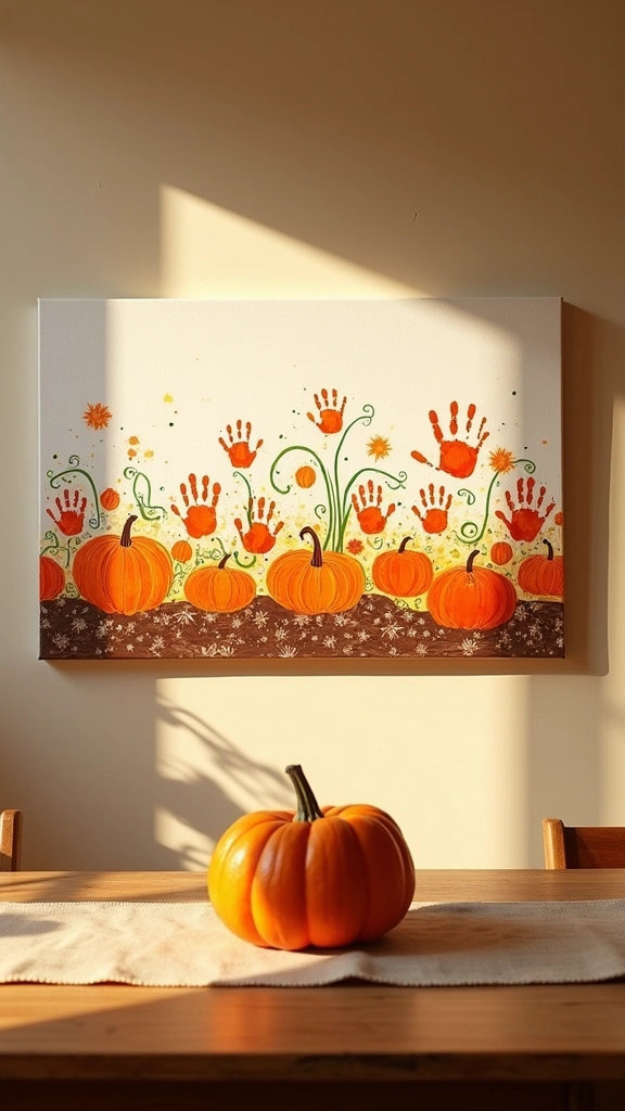 Growing a Handprint Pumpkin Patch