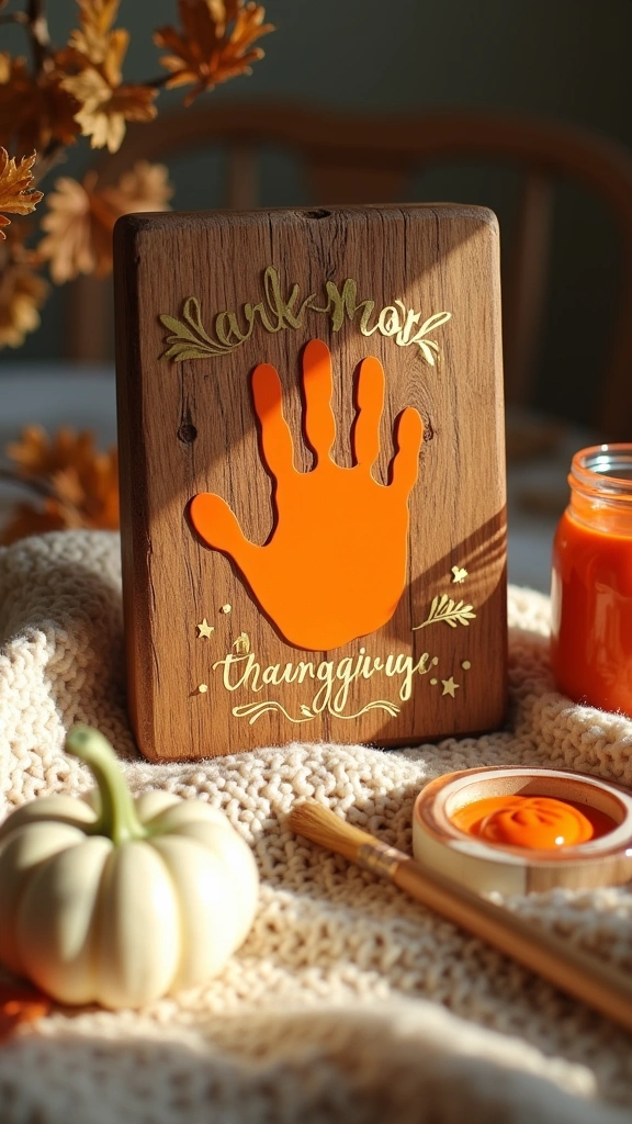 Baby's First Thanksgiving Pumpkin Keepsake