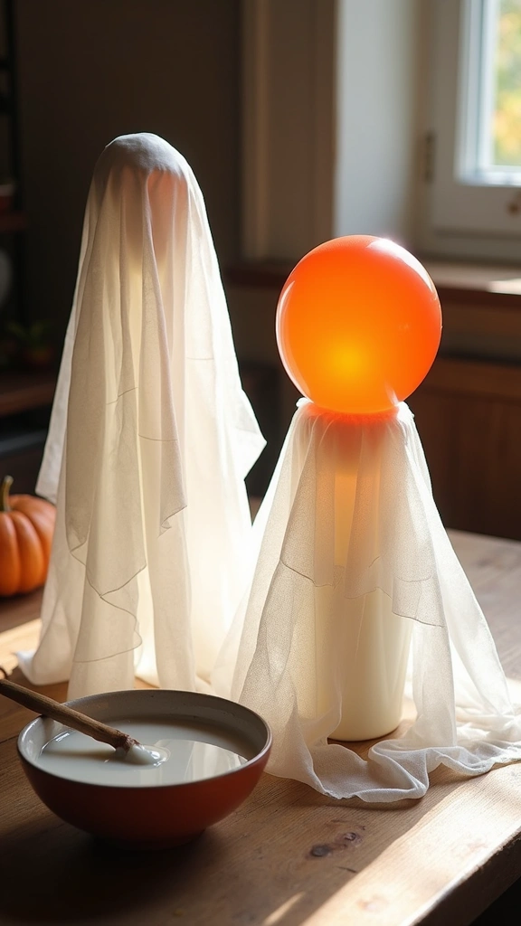 Floating Cheesecloth Specters