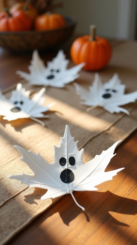 Painted Ghostly Leaves