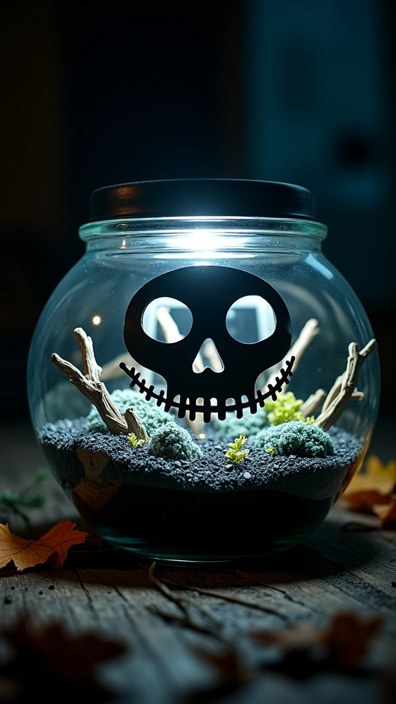 Jack Skellington Terrarium Lanterns