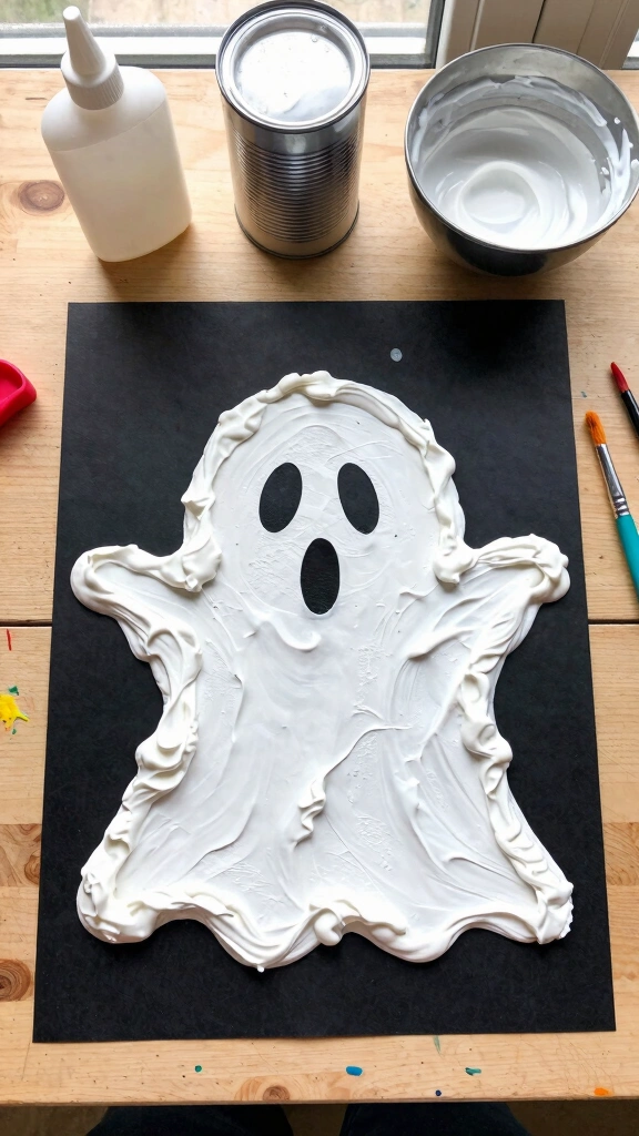 Puffy Paint Ghosts