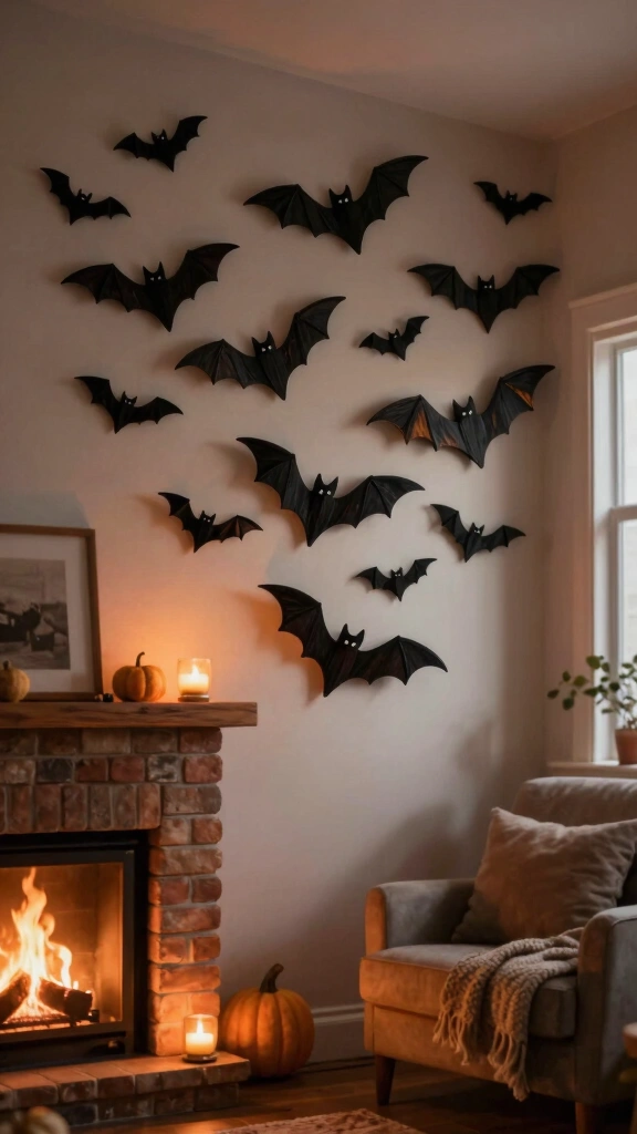 Wooden Bat Wall Art