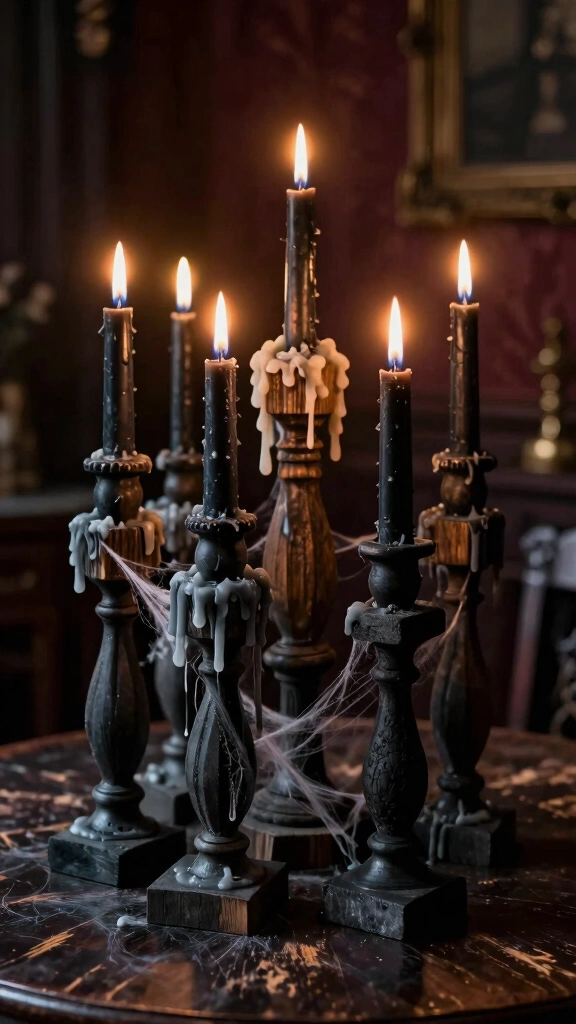 Chamber Candlesticks from Scrap Wood