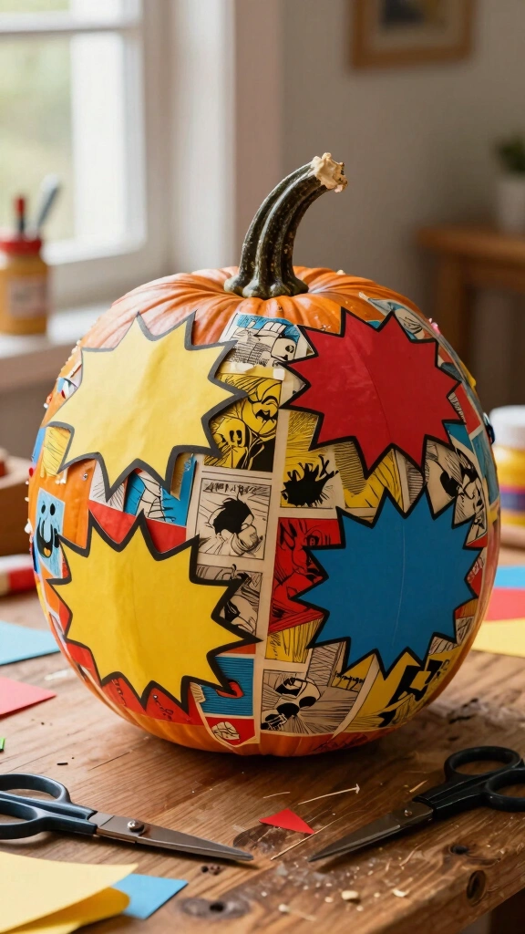 Decoupage Comic Book Hero