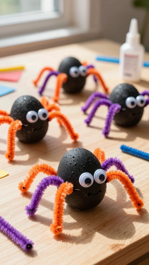 Egg Carton Spiders