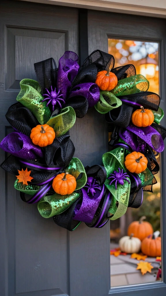 Halloween Witch Hat Wreaths