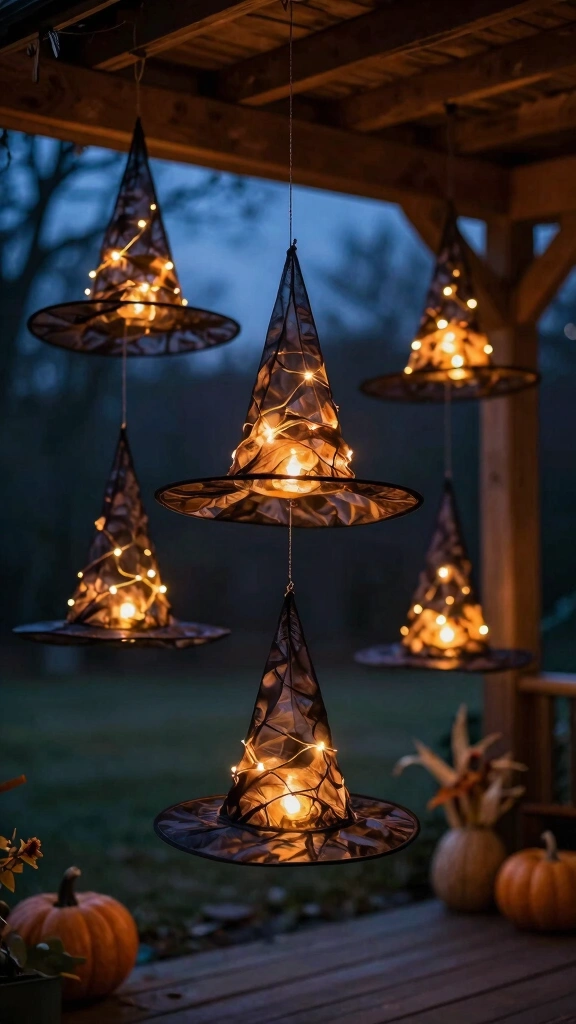 Light-Up Witch Hats