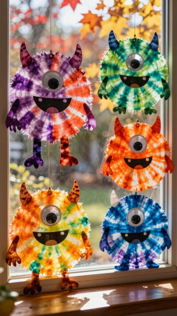 Watercolor Coffee Filter Monsters