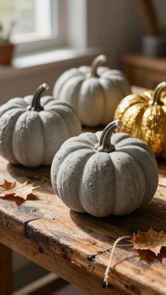 Industrial Concrete Mini Pumpkins