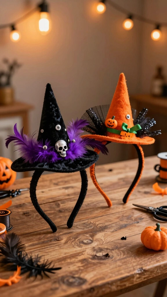 Wicked Witch Hat Headbands