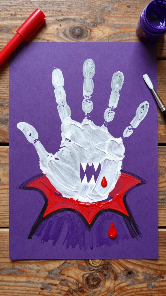 Fiery Handprint Vampires