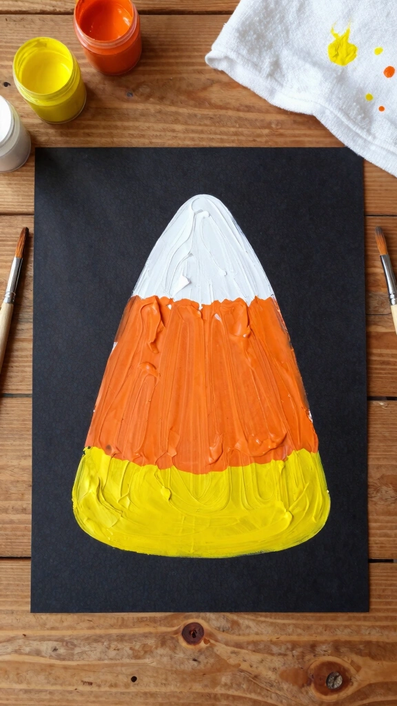 Handprint Candy Corn