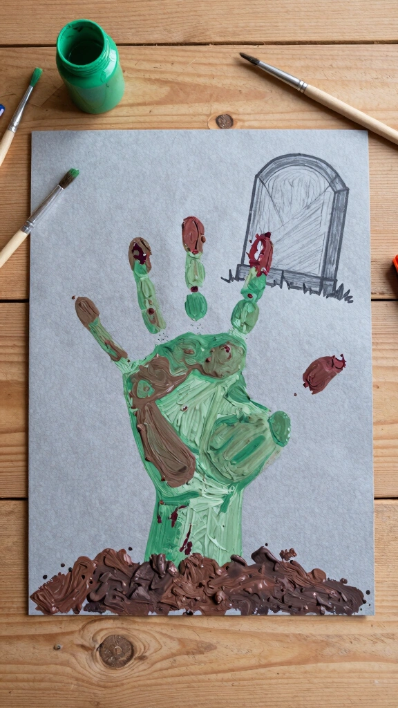 Handprint Zombie Hands
