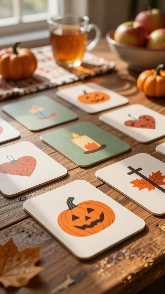 Flashcards for Memorizing the Pumpkin Prayer