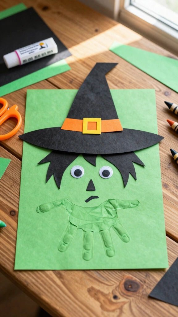 Handprint Witch Art