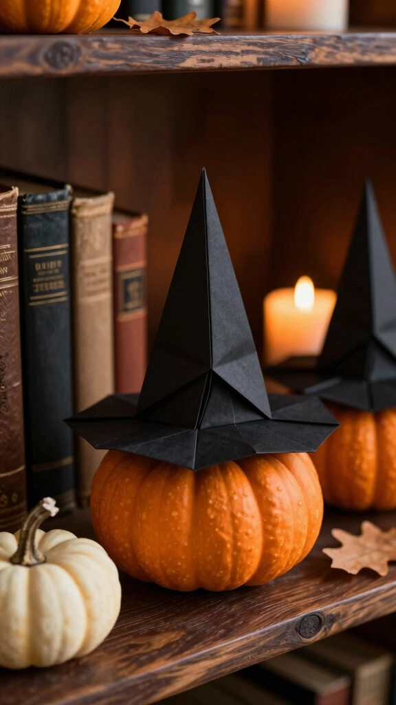 Origami Witch Hats