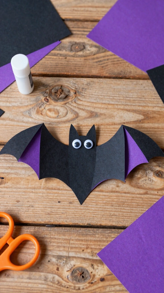 The Classic Accordion-Fold Paper Bat