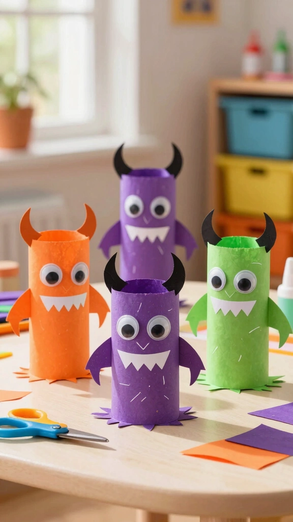 Paper Loop Halloween Monsters