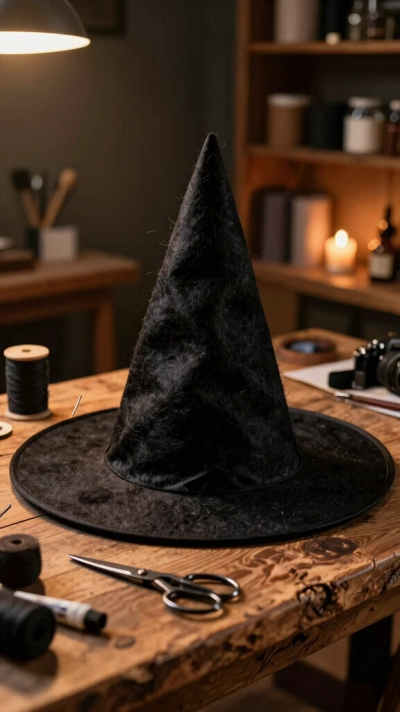 The Classic Stiff Felt Witch Hat