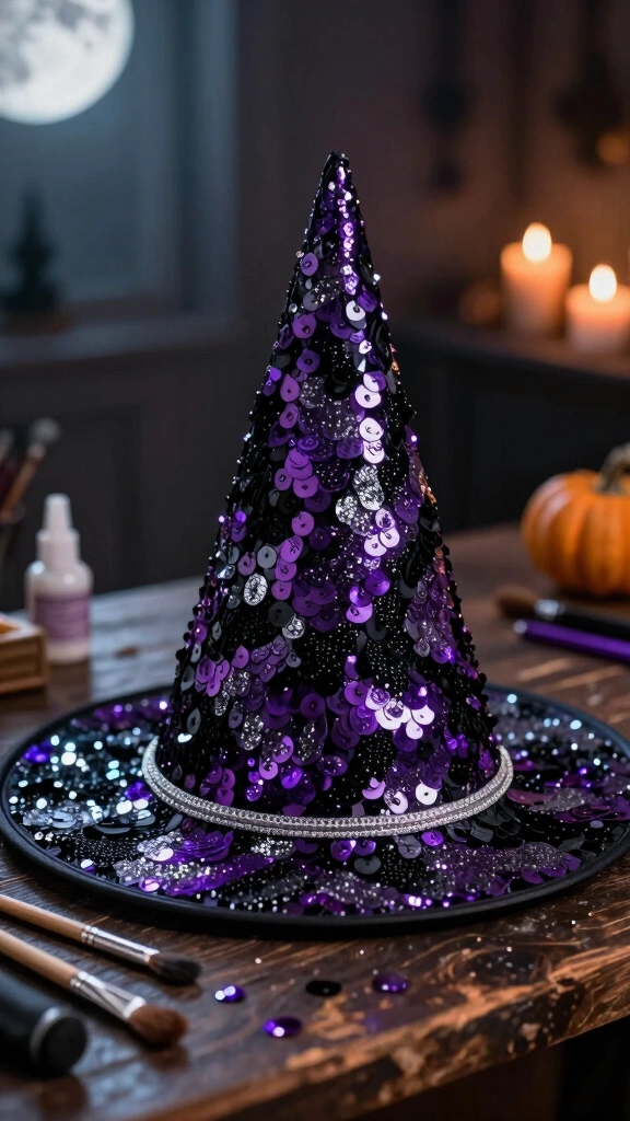 The Glitzy Sequin and Glitter Hat
