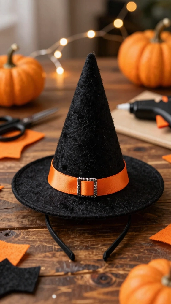 Mini Witch Hat Headband