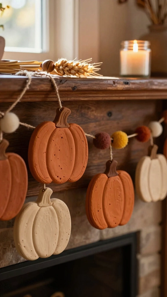 Rustic Pumpkin Garland