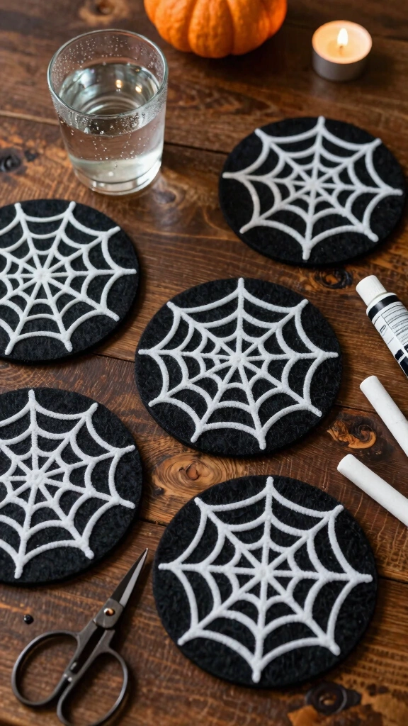 Spiderweb Coasters