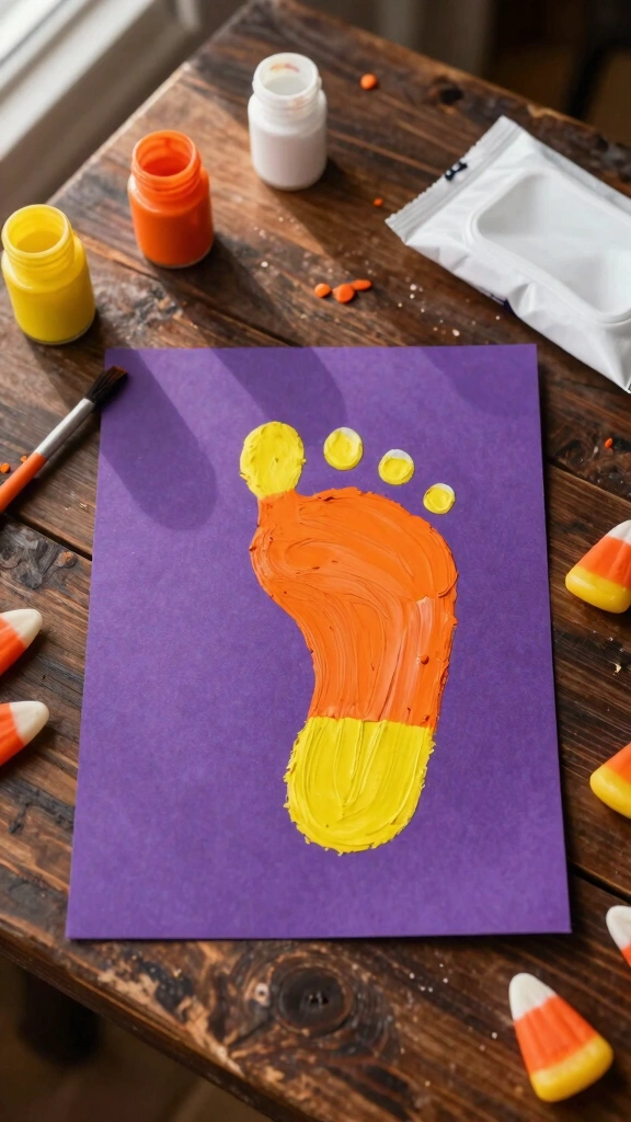 Sweet Candy Corn Feet
