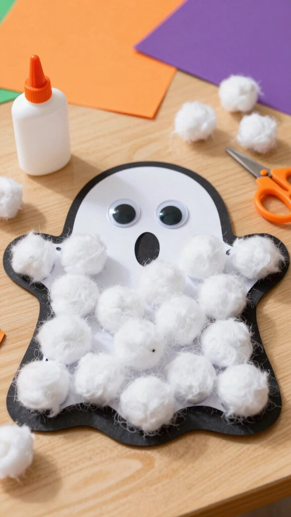 The Classic Cotton Ball Ghost
